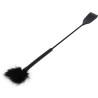 Hidden Desire Cravache et Plumeau Tick Whip 56cm Noir